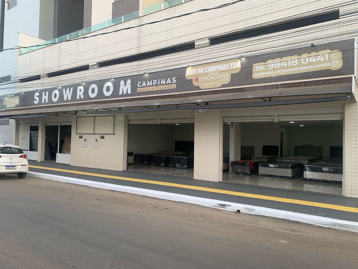 Fachada do showroom da unidade Jardim São Luiz